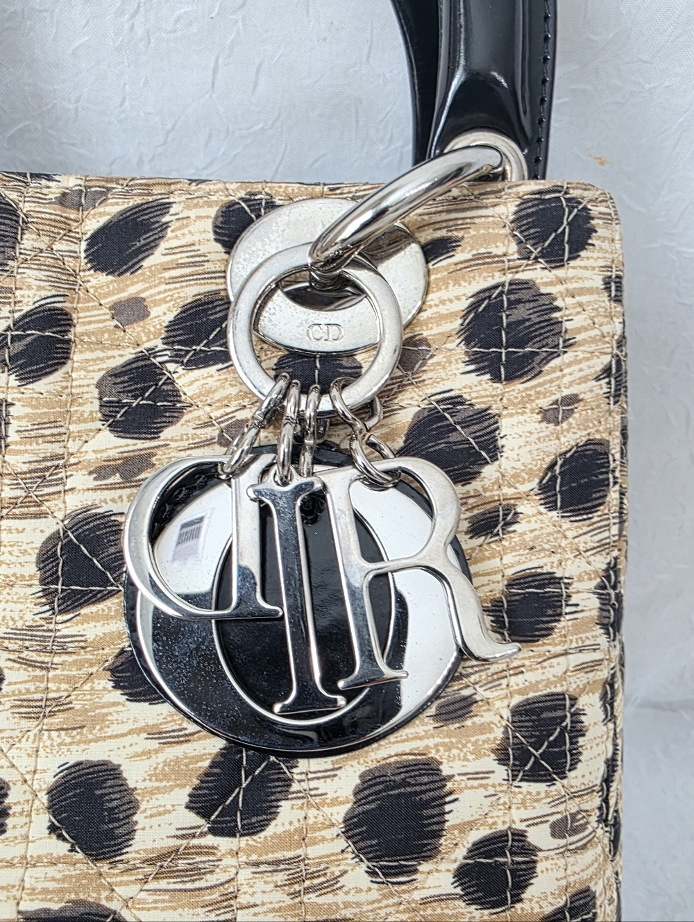 Auth Dior Lady Dior Medium Print Medium Bag - Picture 7 of 13